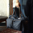 Filson 48-Hour Tin Cloth Duffle Bag Navy on the go