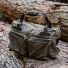 Filson 48-Hour Duffle Otter Green on a felled tree