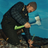 Filson Alaskan Guide Shirt Midnight Black with axe