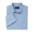 Filson Chambray CPO Shirt Light Indigo Chambray folded
