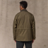 Filson Dry Wax Mile Marker Coat Burnt Olive wearing back