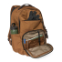 Filson Dryden Backpack Whiskey front pocket open