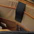 Filson Dryden Briefcase Whiskey Interior slotted patch pockets