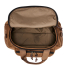 Filson Dryden Duffle Pack Whiskey U-shaped top zipper provides easy access to gear