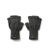 Filson Fingerless Knit Gloves Charcoal