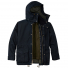 Filson Foul Weather Jacket Harbor Blue front with hood
