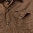 Filson Insulated Short Cruiser Dark Brown slotted-and-flapped-protected-chest-pockets