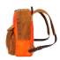 Filson Journeyman Backpack Dark Tan/Flame Cotton-Moleskin-lined-shoulder-straps-with-Bridle-Leather-adjustment-straps