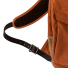 Filson Journeyman Backpack Rust Cotton Moleskin-lined shoulder straps with Bridle Leather adjustment straps