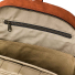 Filson Journeyman Backpack Rust inside zippered-pocket