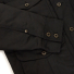 Filson Journeyman Jacket Black front Button-secure front closure and adjustable cuffs