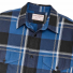 Filson Lightweight Alaskan Guide Shirt Blue/Faded Black/White Plaid front detail