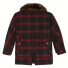 Filson Lined Mackinaw Wool Packer Coat Filson Lined Mackinaw Wool Packer Coat Burgundy/Dark Olive Plaid back
