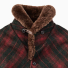 Filson Lined Mackinaw Wool Packer Coat Filson Lined Mackinaw Wool Packer Coat Burgundy/Dark Olive Plaid collar