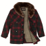 Filson Lined Mackinaw Wool Packer Coat Filson Lined Mackinaw Wool Packer Coat Burgundy/Dark Olive Plaid front open