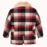 Filson Lined Mackinaw Wool Packer Coat Loden Red/Cream/Blue Plaid back