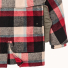 Filson Lined Mackinaw Wool Packer Coat Loden Red/Cream/Blue Plaid full-width rear pass-through pocket