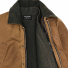 Filson Lined Tin Cloth Field Jacket Dark Tan Internal zipper for optional Filson liners
