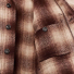 Filson Mackinaw Wool Cruiser Jacket Brown/Tan Ombre inside pocket