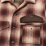 Filson Mackinaw Wool Cruiser Jacket Brown/Tan Ombre front flap pocket