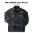 Filson Mackinaw Jac Shirt Black/Olive/Navy with number