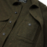 Filson Mackinaw Wool Cruiser Jacket Forest Green inside pocket detail