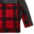 Filson Mackinaw Wool Double Coat Red Black Classic Plaid back pocket