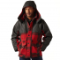 Filson Mackinaw Wool Double Coat Red Black Classic Plaid wearing front with cap