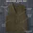 Filson Mackinaw Wool Vest Forest Green explanation
