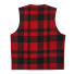 Filson Mackinaw Wool Vest Red/Black back