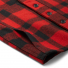 Filson Mackinaw Wool Vest Red/Black detail