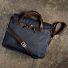 Filson Original Briefcase 11070256 Navy on the floor