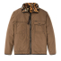 Filson Reversible Pile Fleece Jacket Brown/Night Camp front