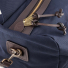 Filson Rugged Twill Duffle Bag Large Navy zipper detail