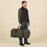 Filson Rugged Twill Duffle Bag Large Otter Green carrying in hand