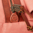 Filson Rugged Twill Duffle Bag Medium Cedar Red zipper detail