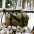 Filson Rugged Twill Duffle Bag Tan in the Snow