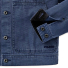 Filson Rustic Canvas Short Cruiser Jacket Indigo Durable metal-shank buttons at front, cuffs, and waist tabs 