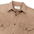 Filson Safari Cloth Guide Shirt Safari Khaki front detail