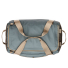 Filson All-Weather 50L Duffle Slate/Canteen/Covert U-shaped zipper is covered by an extended storm flap