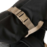Filson Scout Backpack Black/Covert roll-top closure