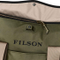 Filson Scout Tote Bag Olive/Black/Covert storm flap and sturdy coil zipper