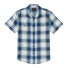 Filson Short Sleeve Chambray Shirt Indigo Plaid front