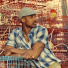 Filson Short Sleeve Chambray Shirt Indigo Plaid lifestyle with cap