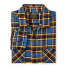 Filson The Rangeland Flannel Shirt Blue/Yellow/Multi Plaid folded