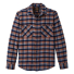 Filson The Rangeland Flannel Shirt Navy/Orange/Multi Check front