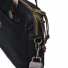 Filson Tin Cloth Compact Briefcase Navy side close-up