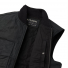 Filson Tin Cloth Insulated Work Vest Black front close-up