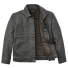 Filson Tin Cloth Short Lined Cruiser Jacket Castor Gray front open