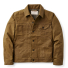 Filson Tin Cloth Short Lined Cruiser Jacket Dark Tan front